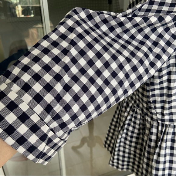 Victoria Beckham Dressy Checked Top size L - Picture 6 of 9